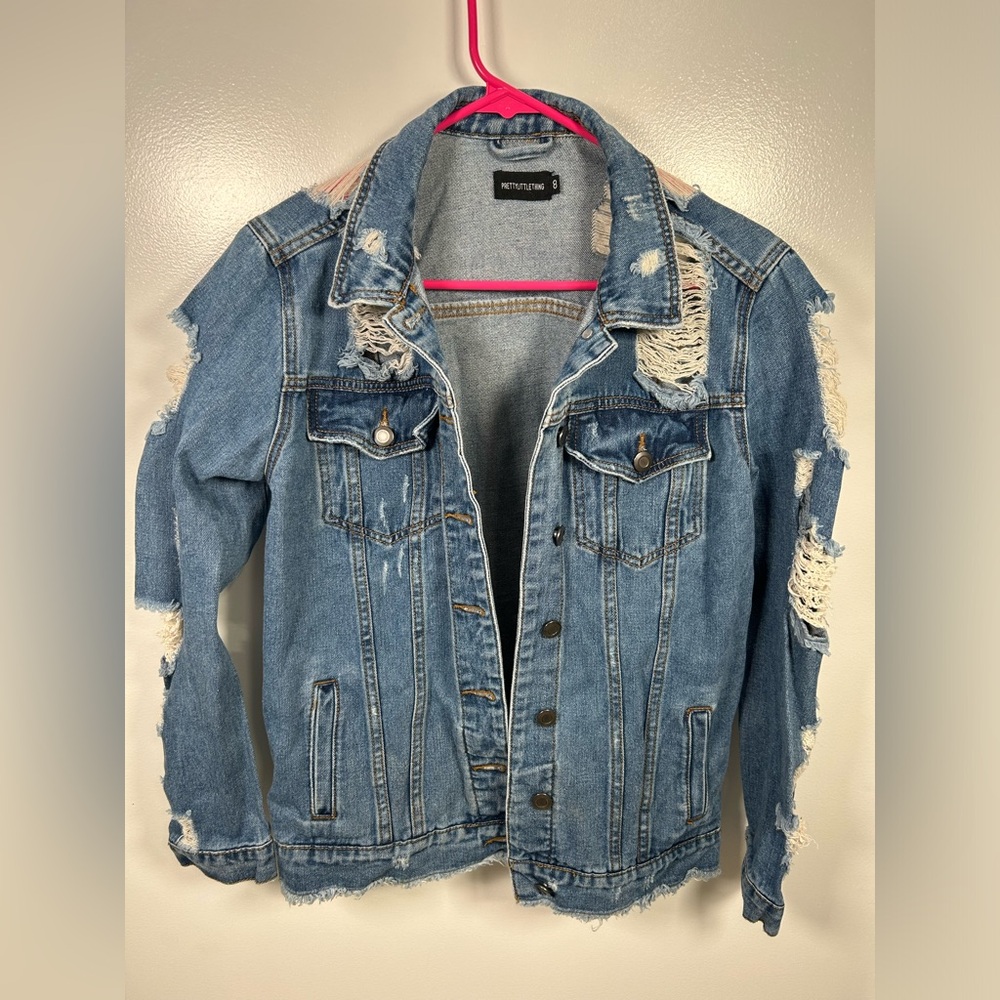 RIPPED DENIM JACKET